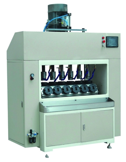 24 Pcs / Min Oil Filter Manufacturing Machine , Six Station Automatic