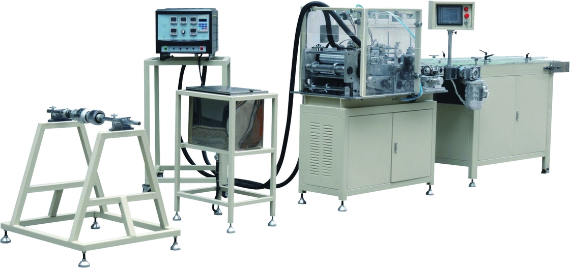Panel Paper Filter Manufacturing Machines , 0.6Mpa Industrial Pleating