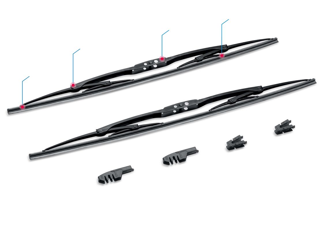 ISO9001 400mm Snow Wiper Blade With Universal Connector