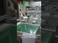 อุปกรณ์การผลิตหน้าจอตัวกรองขอบกาวบนตัวกรองทั้งสองด้าน