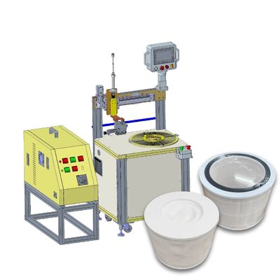 5KW Filter End Cap Sealant Making Machine 10mm~40mm Scraping Width